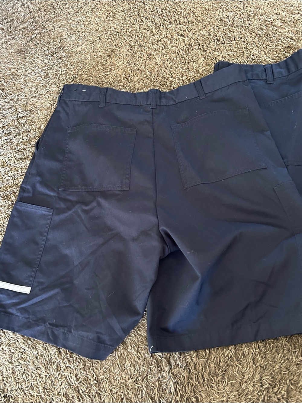 FedEx Stan Herman VF Imagewear Shorts 40R Blue Reflective Uniform Workwear x2 - Picture 2 of 4